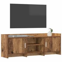 TV Stand 130 x 33 x 47 cm Reclaimed Wood Look Engineered Wood