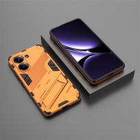 For Xiaomi Poco X7 Pro 5G Case Armor Kickstand Shockproof Back Cover For Pocco Poko Little X7 X 7 Pro Car Magnetic Holder Funda Poco x7 pro oranžinė