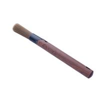 Flexible Coffee Cleaning Brush Wood-Grain Handle Coffee Grinder Cleaning Brush  Home Kitchen gray