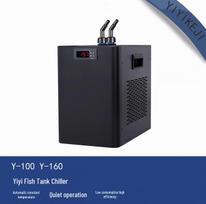 Dvigubo naudojimo koralų žuvų bakelio aušintuvas ir šildytuvas su akvariumo augalų dirvožemiu 160L with Pump and Pipe juoda