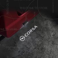 1/2 vnt. Opel Mokka Corsa Astra Adam Meriva Insignia GTC LOGO Automobilio durų pasitikimo šviesos LED HD projektoriaus lempos Šviesos Aksesuarai Ld1 1PCS black