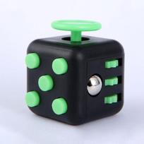 6-in-1 Fidget Cube Toy Hand Spinner for Anti-Stress/Anti-anxiety Fidget Toys for Children,Teen,Adult-3.4cm 40g Multiple Color pink
