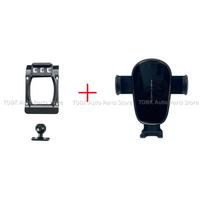 For BMW 3 Series E90 2005-2012 Car Phone Holder Strong Special Fixed Bracket Base 15W Wireless Charging Cars Accessories Base and holder 2 China M black