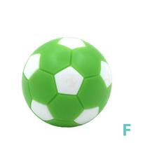 36 Mm stalo futbolo kamuolio „Fussball“ salės žaidimas „Foosball“ futbolo mašinos dalys F green