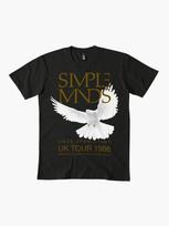 Simple Minds Simple Minds - Once Upon A Time UK Tour 1986 Premium T-Shirt M tamsiai pilka spalva