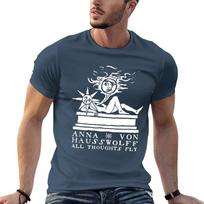 Anna von Hausswolff All Thoughts Fly TShirt Big and Tall Solid Color TShirt S black