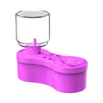 Brush Cleaning Cup Compact Washer with Water Clear for Painters, Hobbyists, Studio, violetinė