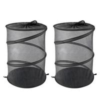 Filter Intakes Mesh Bag for Pond and Pool Maintenance, Polyester Debris Catching Cover with Easy Slip-Over Placement gray