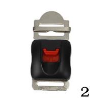 Motorcycle Helmet Buckles Bicycle Helmet Buckles Motor Bike Helmet Chin Strap Flexible Clip #2 gray