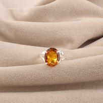 Natural Citrine Gemstone 925 Sterling Silver Handmade Jewelry Pretty Ring For Wife RR-75-1 13 beige