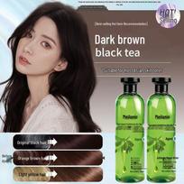 Plant-Based Crystal Gel Hair Dye: Essential Oil & Floral Extract for Home Use 260ml x 2 gray