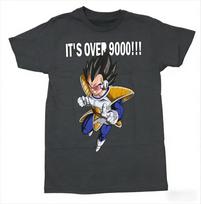 Dragon Ball Z Marškinėliai Vyrams Vegeta Tai Daugiau Nei 9000 Anime Grafika Trumpomis Rankovėmis Oversized Streetwear Laisvo Kirpimo Anime Gerbėjo Marškinėlis S gray