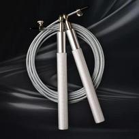 Men Women Speed Jump Rope Kids Skipping Rope Gym Workout Equipment Steel Wire Bearing Adjustable Fitness MMA Training šviesiai pilka spalva