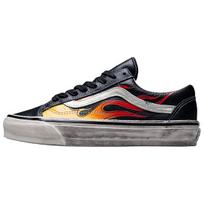 Vans Old Skool LX Archive Flame Black Unisex Kedai Oranžinės-Raudonos VN000D9RCJK 42 black