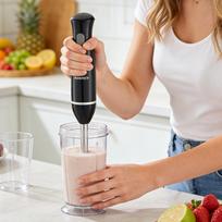 Hand Blenders Immersion Electric Stainless Steel Mixer Juice Blender Stick For Office Home Travel Kitchen Soup Puree Kids Food China Mainland beige