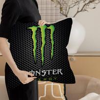 M-Monsteres-Mada-E-Energijos Personalizuota Pagalvės Dulkių Dangtelis Miegamojo Vaikų Šventės Dekoracija Pagalvės Užvalkalas Gimtadienio Vaikų Dovana Peach skin 18*18(CM)-1Pcs white