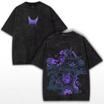 One-Punch Man Garou Anime Manga Vintage Washed Pure Cotton Unisex Loose Summer Streetwear T-Shirt XL black
