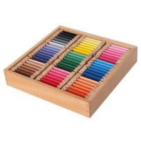 1/2/3 Spalvų lentelė Medinė ikimokyklinio amžiaus žaislas Montessori Sensorinis medžiaga Mokymosi spalvų planšetės dėžutė Švietimo mokymosi žaislai blue