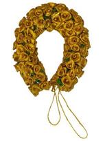 Curated Cart® Gajra Bun Artificial Jasmine Mogra Flower Hair Gajra Juda Decoration Phool for Women, Juda Bun Realistic Hair Accessory for Girls (Whi brown