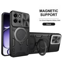 Shockproof Armor Case For Oneplus Nord 6 Camera Lens Protection Fundas For Oneplus Nord 5 CE5 Magnetic Holder Ring Cover Coque OnePlus Nord 6 gray