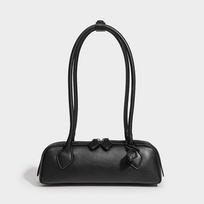 Niche ala dešros maišelio odinė peties pažasties rankinė moteriška rankinė darbui keliaujančiosios bagetė black