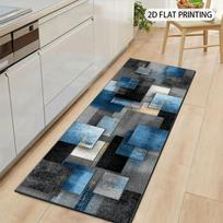 1Pcs Modern Minimalist Style Non-Slip Washable Area Rug Runner for Entryway, Living Room, Bedroom & Patio 40X120cm gray