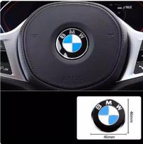 1 vnt. Automobilio vairo centrinės emblemos lipdukas Interjero apdaila BMW E36 E46 E53 E90 E60 E61 E93 E87 X1 X3 X5 X6 F30 F20 F10