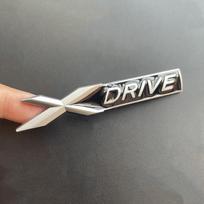 3D Metalo X Drive Logotipas Xdrive Emblema Vardinė Plokštelė Automobilio Bagažinės Ženklelis BMW 328i 525 535d 530d G20 F10 Xdrive Lipdukas Aksesuarai