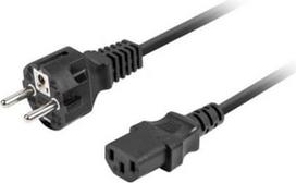 Lanberg Power cable laptop CEE 7/7 -> C320 C13 1.8m straight, black