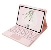 Dėklas Huawei MatePad 11.5'' S dėklas TGR-W09 Klaviatūros dangtelis su lietimės plokštele MatePad 11.5S Rusų Ispanų Portugalų Japanese rožinė