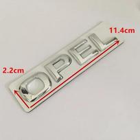 1 vnt. 3D ABS opel CORSA Automobilio raidės Variklio dangtis Priekinės grotelės Galinės bagažinės emblema Lipdukas Stiliaus priedai gray