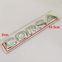 1 vnt. 3D ABS opel CORSA Automobilio raidės Variklio dangtis Priekinės grotelės Galinės bagažinės emblema Lipdukas Stiliaus priedai
