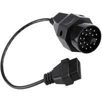 OBD1 to OBD2 Adapter Cable 20 Pin to 16 Pin For BMW E36 E39 E46 E53 Full Pin Diagnostic Scanner ABS SRS Connector 1992-2001 black
