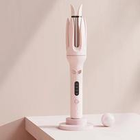 Automatinis plaukų suktukas 28 mm Neigiami jonai Elektrinis keraminis plaukų suktukas Besisukantis banguotas suktukas Anti-Tangle suktukas Stileris UK Plug rožinė
