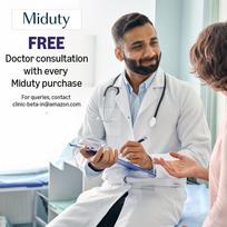 Miduty Estrogen Balance Supplement For Women | Helps in Period & PMS - 60 Capsules