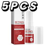 Retinol Eye Cream Collagen Multibalm Stick Reduce Wrinkles Eye Bag Hyaluronic Acid Anti Dark Circle Puffiness Eye Care Products