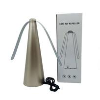 Fly Repeller Table Fan USB Or AA Battery Powered Insect Fly Repeller Fans Portable Pest Control Outdoor Indoor Keep Flies Away Dual purpose Gold