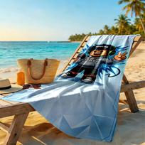 Roblox Beach Towel High Absorbency & Quick-Dry Comfortable Lightweight Portable for Swimming,Beach,Camping, Travel, Beach Accessories,Gym 80cmx160cm(31x63inch)