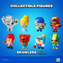 P.m.i. Kids World BRAWL STARS S1 FIGURES - 8 PACK DELUXE BOX VER.B