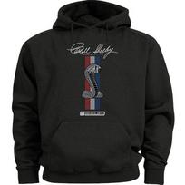 Shelby Ford Mustang Hoodie Su gobtuvu megztinis Automobilisto dovanos Mustang juostelė M black