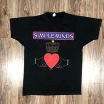 Vintage 1989 Simple Minds European Tour T-shirt Size S-5XL Unisex T-Shirt XXXL gray