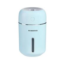Mini automobilio oro drėkintuvas USB 280 ml ultragarsinis garintuvas difuzorius gaivikliai matomas vandens lygis buitinei technikai white
