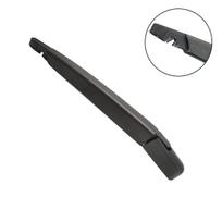 Galinio valytuvo šluotelės ir svirties komplektas Nissan Qashqai 2006--2013 Priekinio stiklo Galinio stiklo Rear arm black