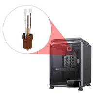 For Creality K1C K1 Max End Ceramic Heating Block Kit Heat Break Resistance End 3D Printer Parts Quick-Swap Nozzle Kit 1PCS brown