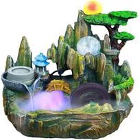 3/4/5/6/8/10cm Ice Crack Crystal Ball Glass Feng Shui Ornament Rocky Water Fountain Bonsai Ball Living Room Home Decor 3cm black