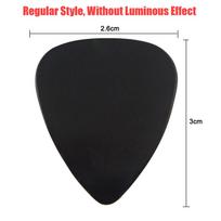 2/1PCS Glowing Guitar Picks Acoustic Electric Guitar With LED Light Luminous Pick Musical Stringed Instrument Glowing Plectrum black