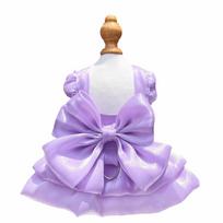 Gift Creative Pet Dog Clothes Bow Lovely Puppy Dresses Soft Decorative Pet Princess Skirt Pet Supplies pink