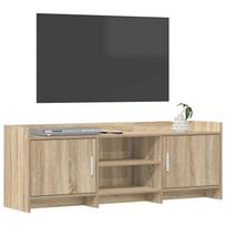 TV Cabinet 130 x 33 x 47 cm Sonoma Oak Wood Based Material