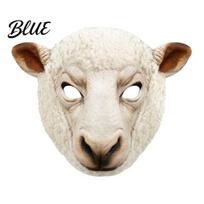 Sheep Mask with Clear Vision Realistic Animal Mask Brown Bear Full Face Large Eye Opening Cosplay for Halloween Costume Party Props Comfortable balta