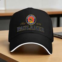 Sun Baseball Cap Paulaner Logo  Design Trucker Hat Dropshipping y2k Retro Outdoor Sport Baseball Caps One Size black